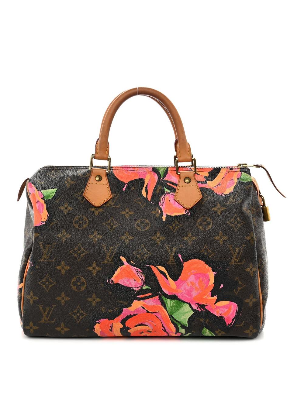 Louis Vuitton Roses Speedy 30 #358176L17B